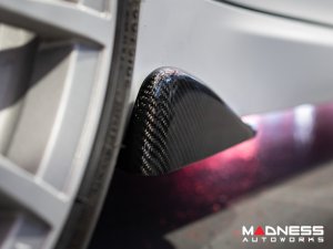 Alfa Romeo Giulia Side Skirt Flaps - Carbon Fiber - Stile Italia Alfa Romeo Giulia Side Skirt Flaps - Carbon Fiber - Stile Italia